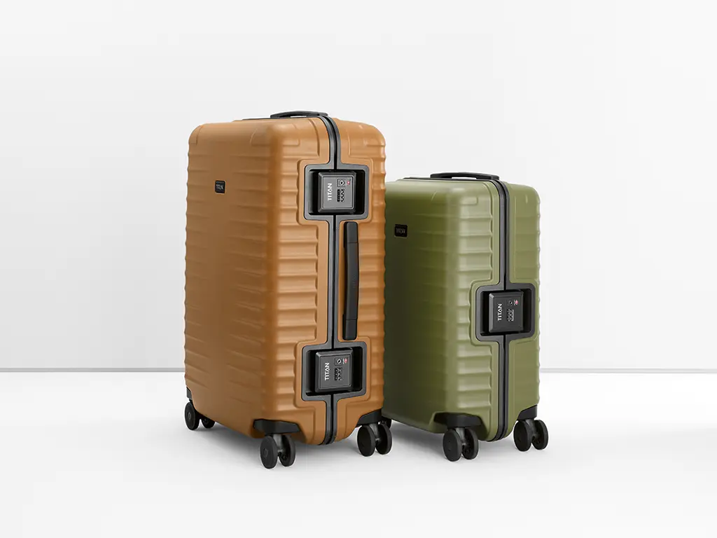TITAN Koffer OVERSEAS Zwei TITAN Koffer OVERSAES in grün und orange