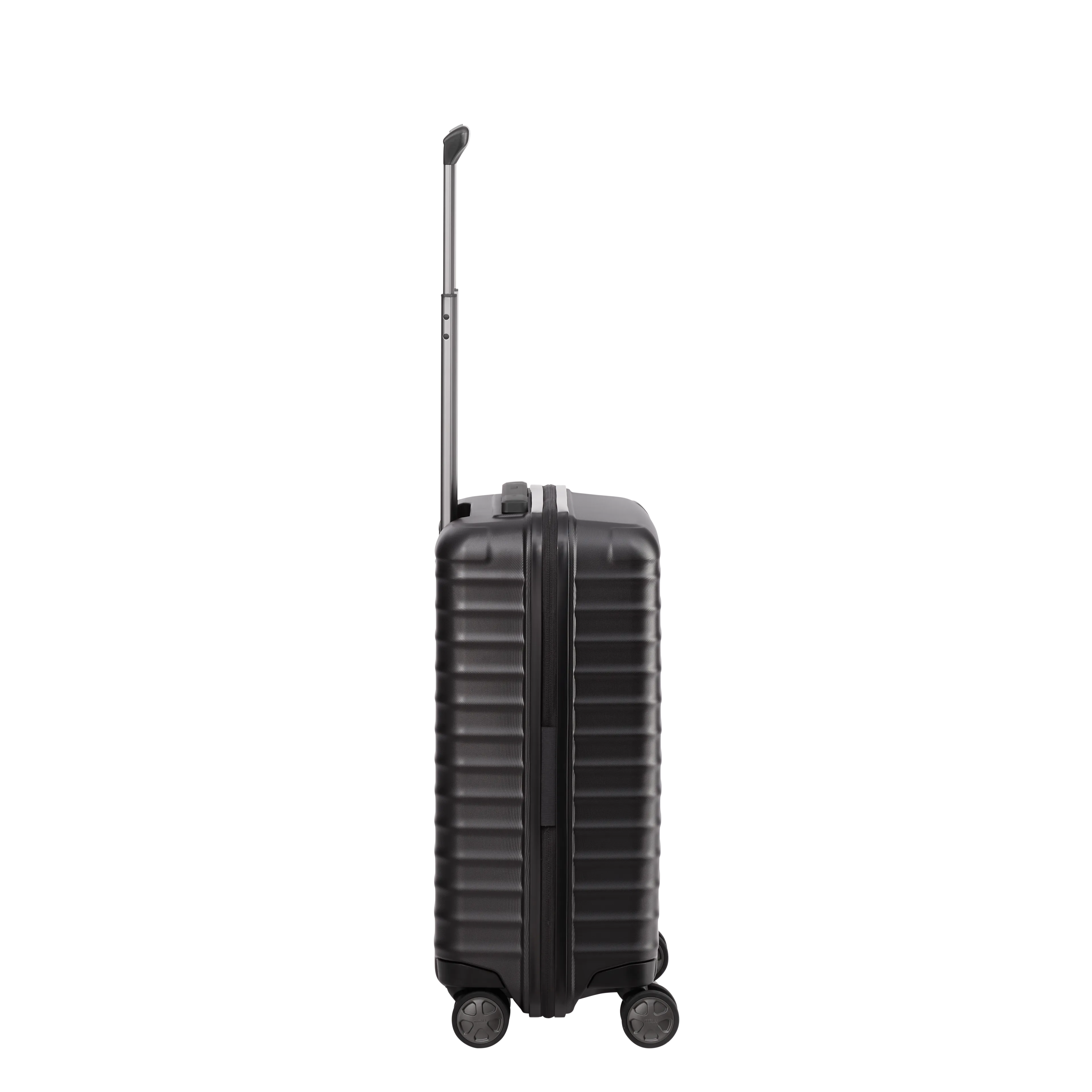 TITAN LITRON Koffer S 55cm schwarz Ein TITAN Koffer der Serie LITRON Seitenansicht in schwarz Größe S 55cm