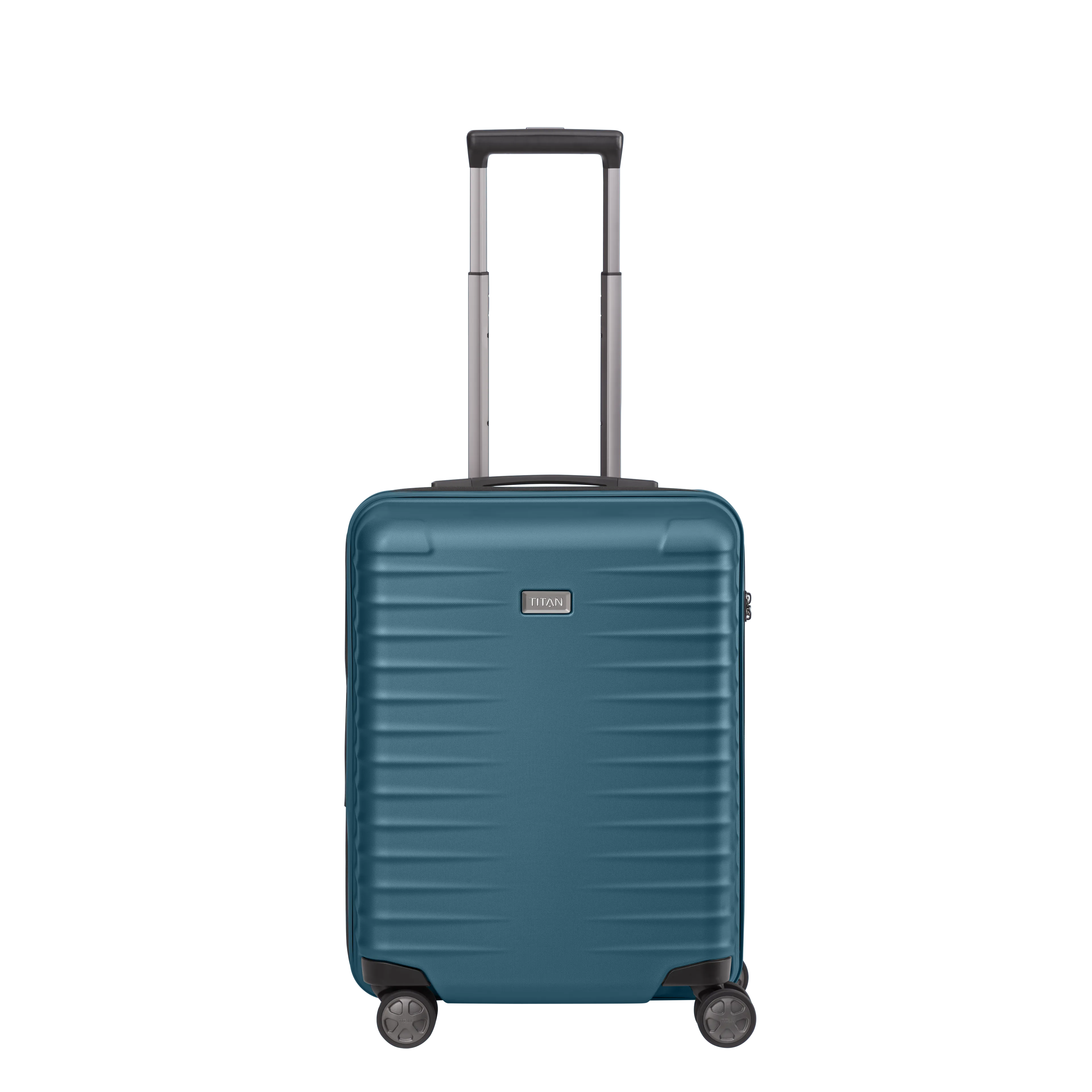 TITAN LITRON Koffer S 55cm petrol Ein TITAN Koffer der Serie LITRON Frontansicht in petrol Größe S 55cm