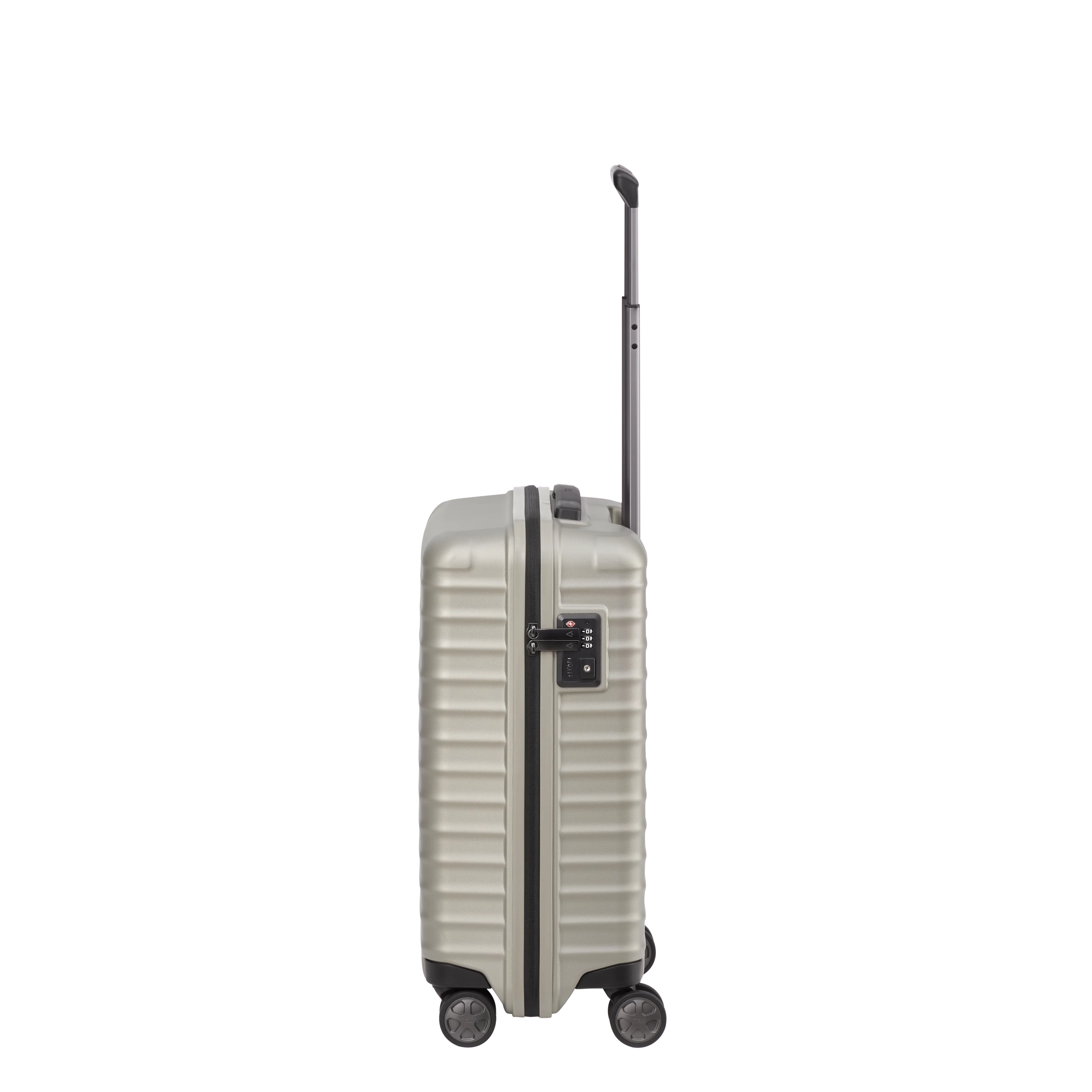 TITAN LITRON Koffer S 55cm champagner Ein TITAN Koffer der Serie LITRON Seitenansicht in champagnerGröße S 55cm