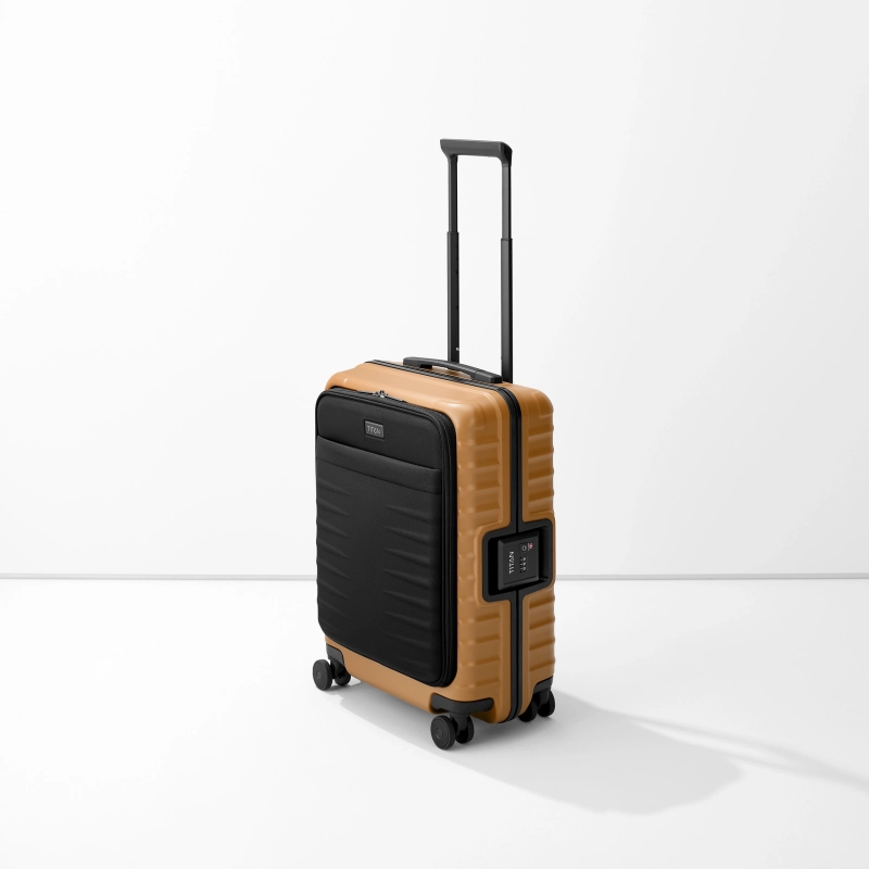TITAN OVERSEAS 4-Rad-Trolley S mit Vortasche in Canyon Bronze